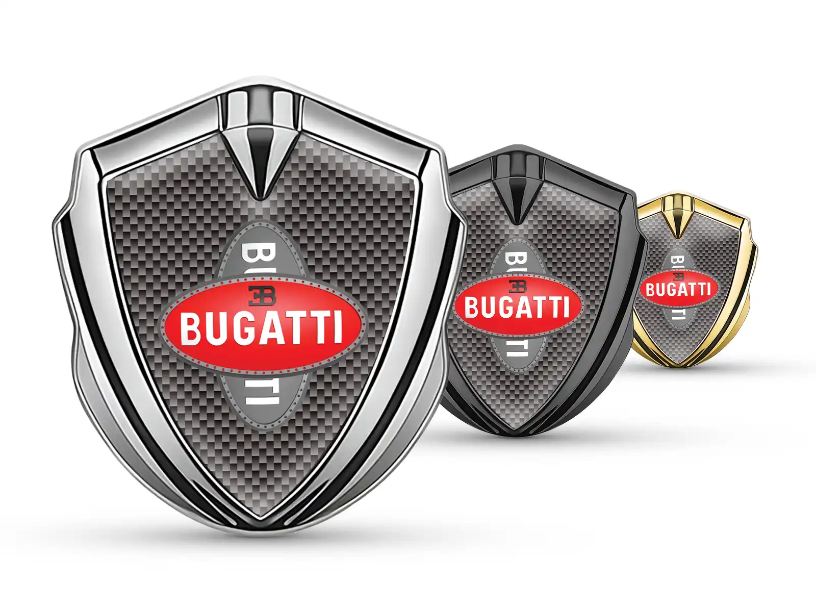 Bugatti 3d Emblema Insignia Mirada Exclusiva Drift 3D Estilo